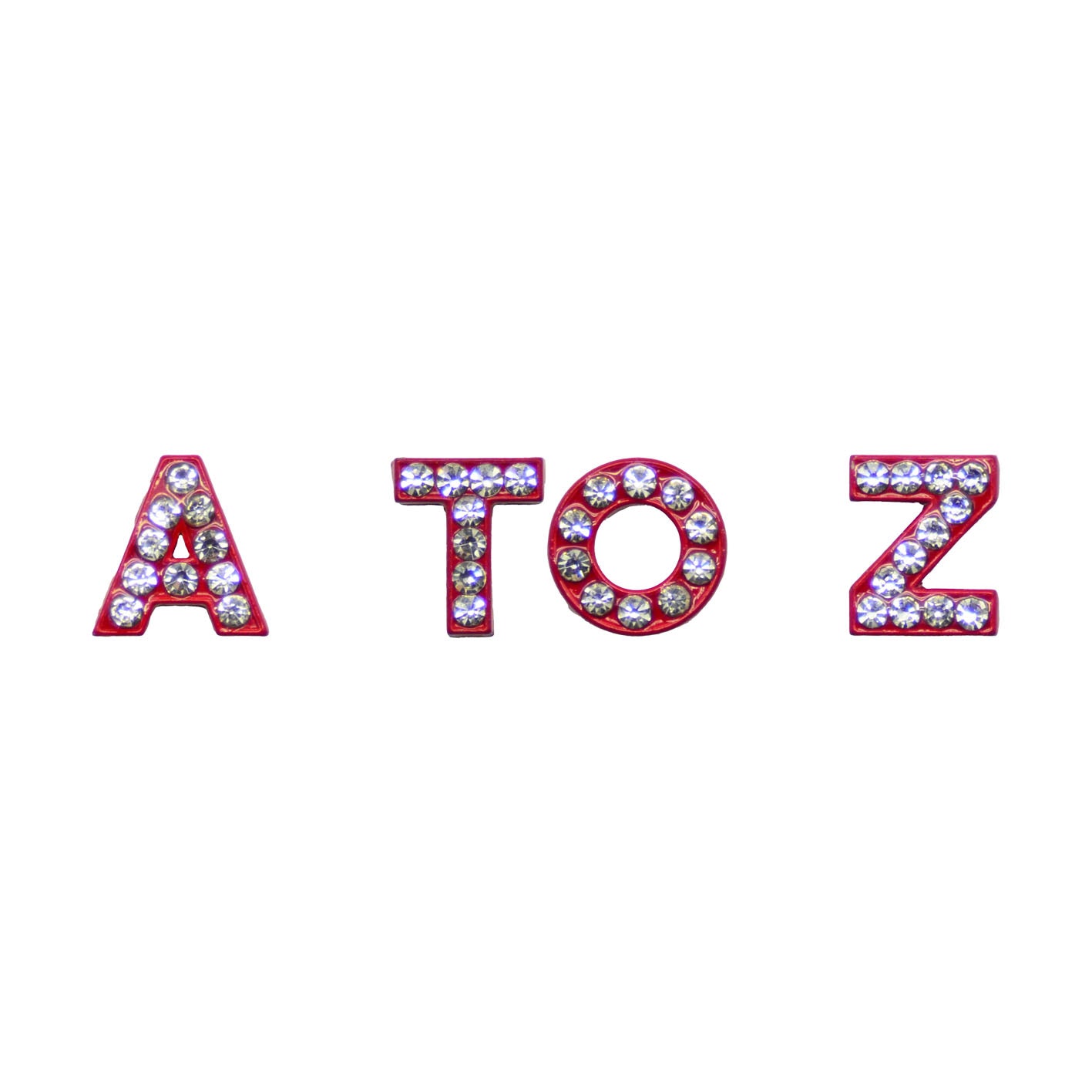 A-Z LETTERS IN RED