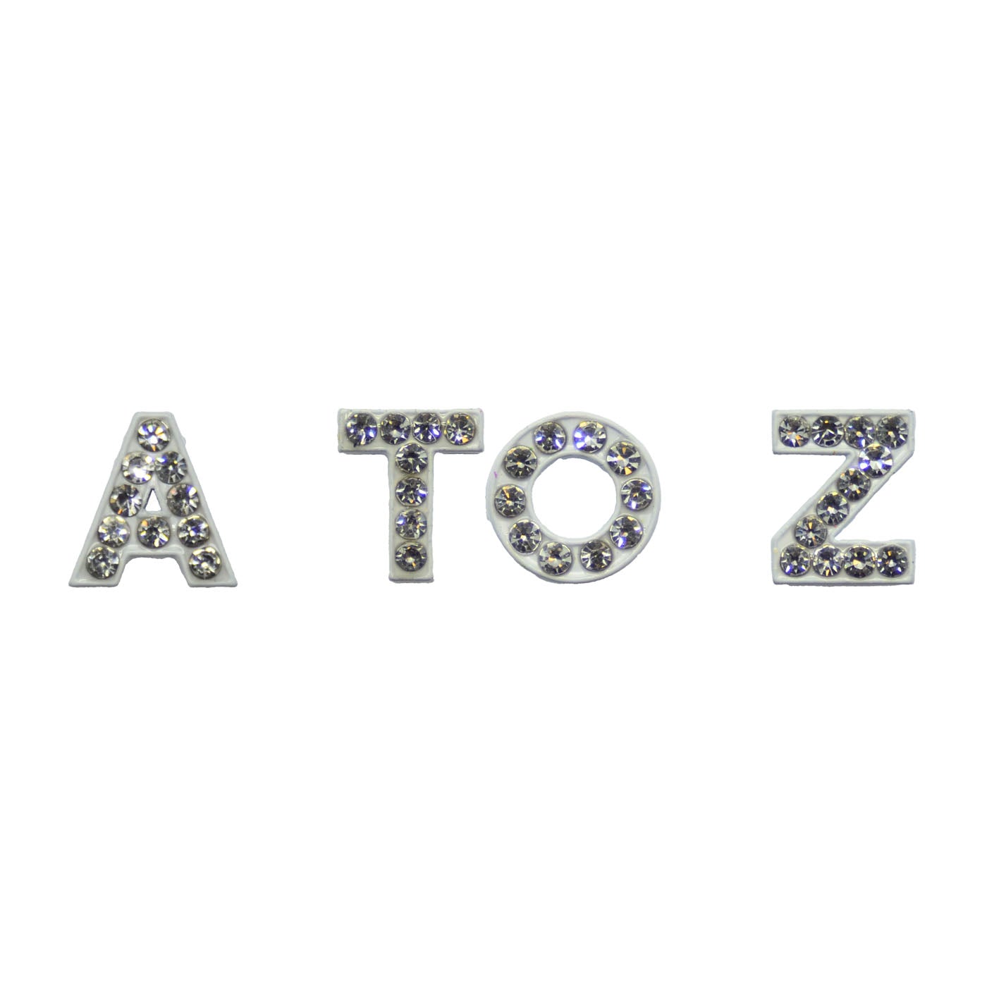A-Z LETTERS IN WHITE