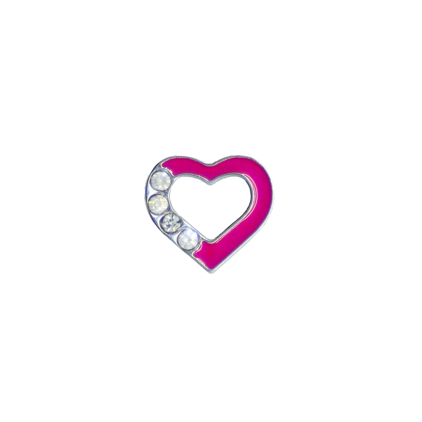 Pink Heart with Sparkles